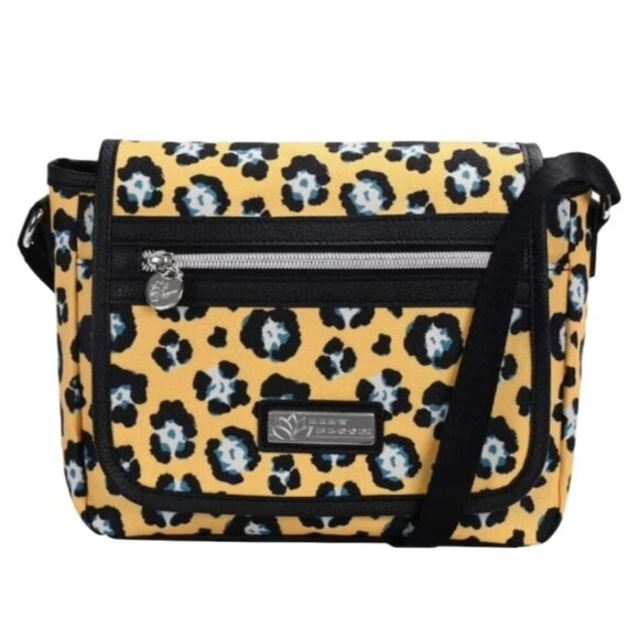 Lily Bloom Handbags - Lily Bloom Bold Graphic Leopard Women Julia Crossbody Bag Purse Handbag Tote Bag